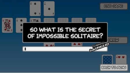 Русификатор для Impossible Solitaire