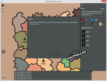 Русификатор для Infiltration (itch)