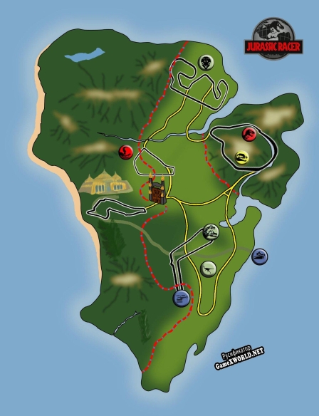 Русификатор для Jurassic Park Racer