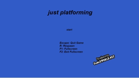 Русификатор для just platforming