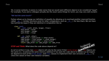 Русификатор для Learn Programming Python Remake