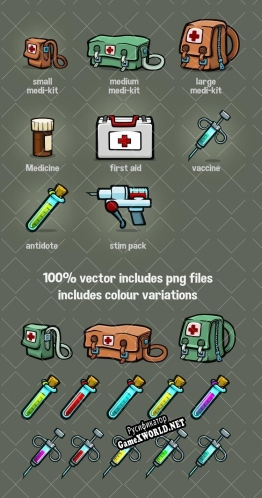 Русификатор для Medi-pack icon collection