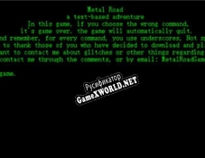 Русификатор для Metal Road