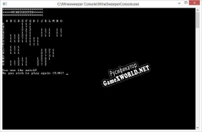 Русификатор для Minesweeper Console