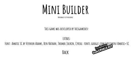 Русификатор для Mini Builder