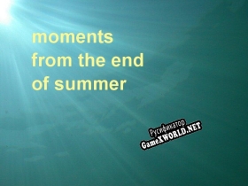 Русификатор для Moments from the End of Summer (tiny prototype ver.)