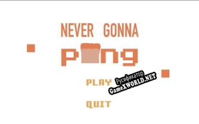 Русификатор для Never Gonna Pong