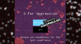 Русификатор для O For Oppression