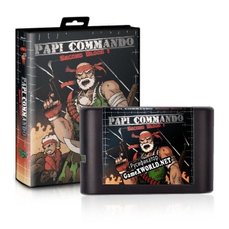 Русификатор для Papi Commando Second Blood Megadrive Official DEMO