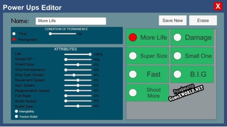Русификатор для Power Ups Editor