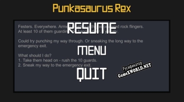 Русификатор для Punkasaurus Rex