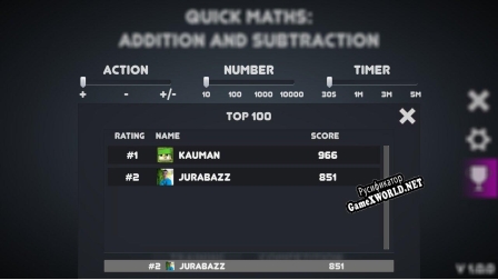 Русификатор для Quick Maths addition and subtraction
