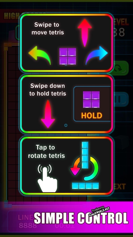 Русификатор для Reverse Tetris