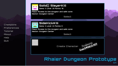 Русификатор для Rhaier Dungeon Prototype