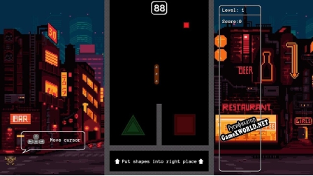 Русификатор для Shape Cascade (itch) (CarloC)