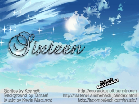 Русификатор для Sixteen (itch)