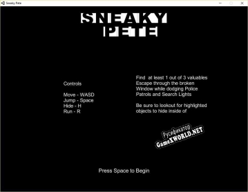 Русификатор для Sneaky Pete 1GAM