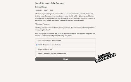 Русификатор для Social Services of the Doomed
