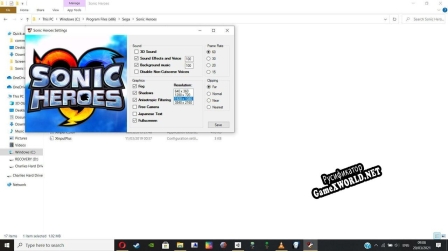 Русификатор для Sonic Heroes Windows 10 Edition
