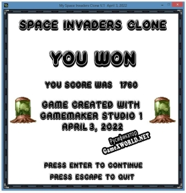 Русификатор для Space Invaders Clone (MetalSlug UFO)