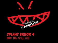 Русификатор для Splaat Error 4