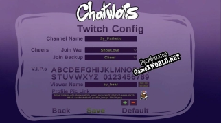 Русификатор для SyChatWars Twitch overlay minigame