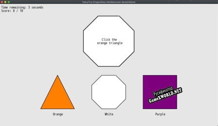 Русификатор для TeenyTiny DragonRuby MiniGameJam SimpleSample