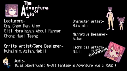 Русификатор для The Adventure of Ayla