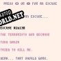 Русификатор для The Excuse Machine