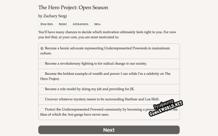 Русификатор для The Hero Project Open Season