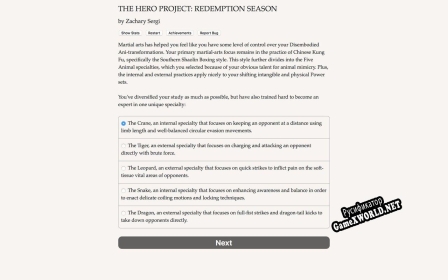 Русификатор для The Hero Project Redemption Season