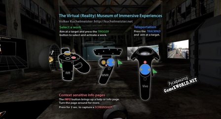 Русификатор для The Virtual Reality Museum of Immersive Experiences