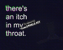 Русификатор для theres an itch in my throat.