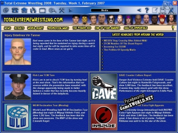 Русификатор для Total Extreme Wrestling 2008