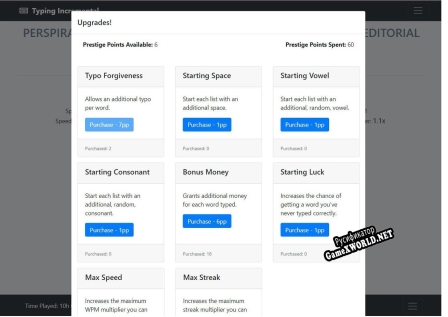 Русификатор для Typing Incremental