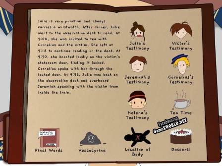 Русификатор для Victoria Clair and the Mystery Express (itch)