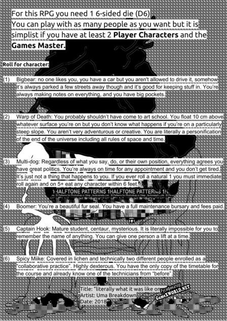 Русификатор для What my MA was literally like (an RPG)