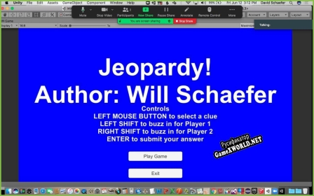 Русификатор для Will Schaefer Wednesday Jeopardy