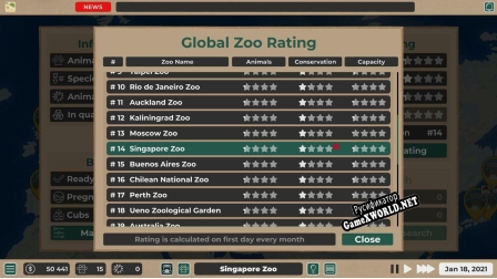 Русификатор для Zooconomy Demo