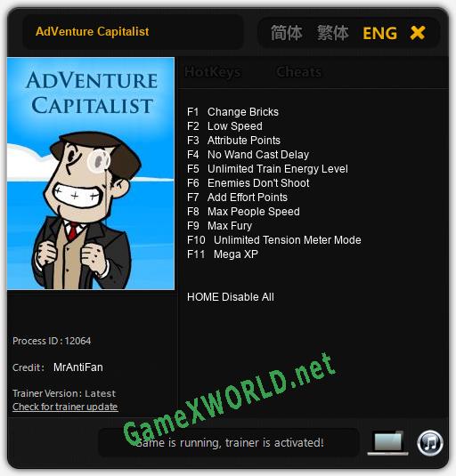 AdVenture Capitalist: Читы, Трейнер +11 [MrAntiFan]