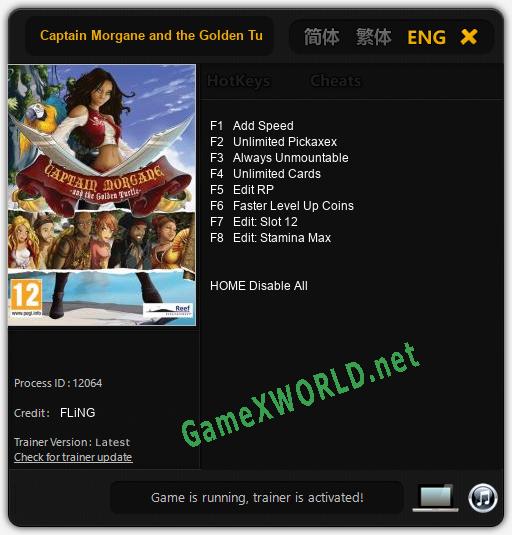 Captain Morgane and the Golden Turtle: Читы, Трейнер +8 [FLiNG]