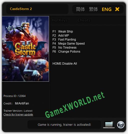 CastleStorm 2: Читы, Трейнер +6 [MrAntiFan]