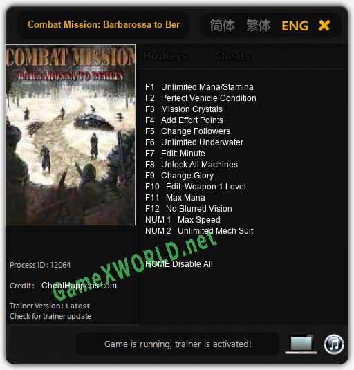 Combat Mission: Barbarossa to Berlin: Читы, Трейнер +14 [CheatHappens.com]