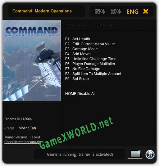 Command: Modern Operations: Читы, Трейнер +9 [MrAntiFan]