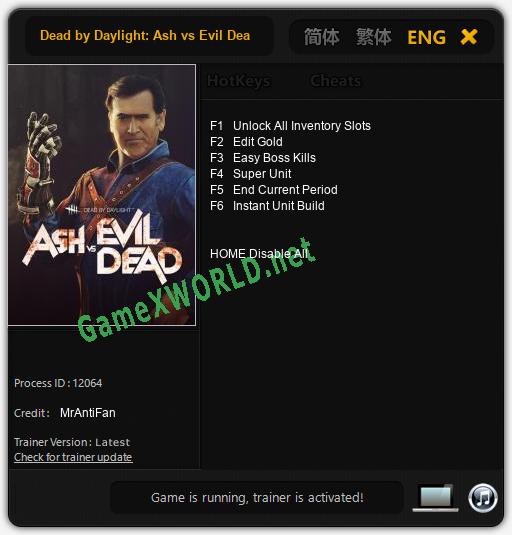 Dead by Daylight: Ash vs Evil Dead: Читы, Трейнер +6 [MrAntiFan]