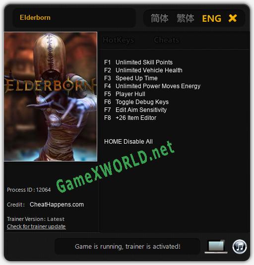 Elderborn: Читы, Трейнер +8 [CheatHappens.com]