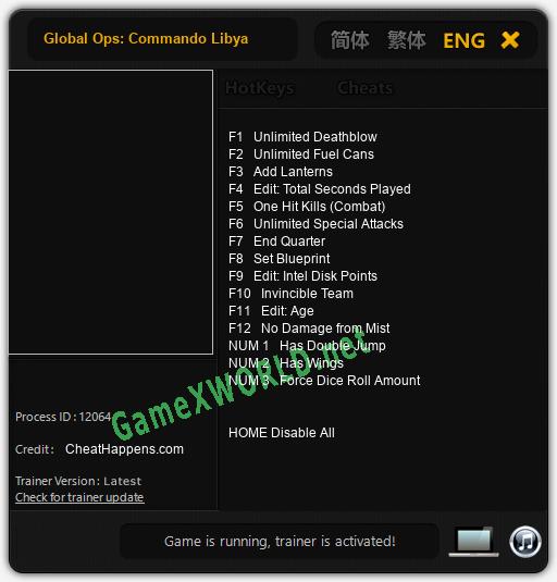 Global Ops: Commando Libya: Читы, Трейнер +15 [CheatHappens.com]