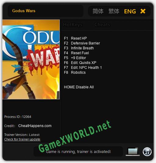 Godus Wars: Читы, Трейнер +8 [CheatHappens.com]