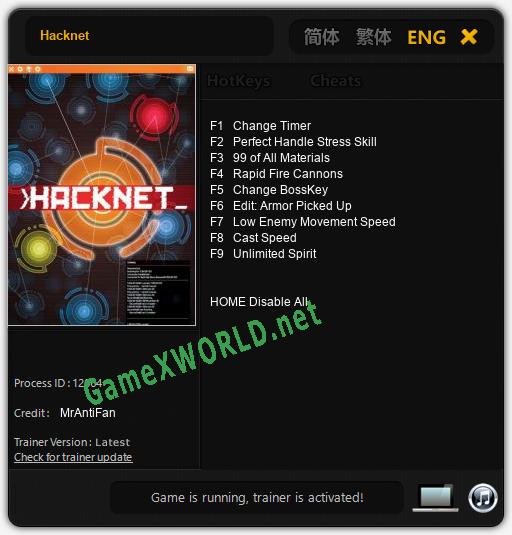 Hacknet: Читы, Трейнер +9 [MrAntiFan]