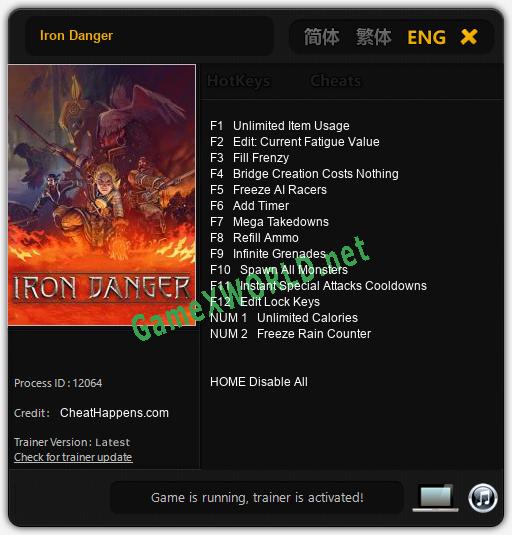 Iron Danger: Читы, Трейнер +14 [CheatHappens.com]